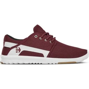 Pánské tenisky Boty Etnies SCOUT Maroon/White velikost 47.0