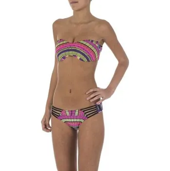Dámské plavky Plavky Rip Curl MODERN MYTH BANDEAU SET Black velikost L
