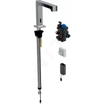 Vodovodní baterie Geberit Brenta Elektronická termostatická umyvadlová baterie, bateriové napájení, chrom, 116.198.21.1