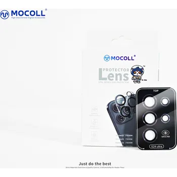 Pouzdro na mobilní telefon Ochrana čoček fotoaparátů Samsung Galaxy S24 Ultra, fialová barva