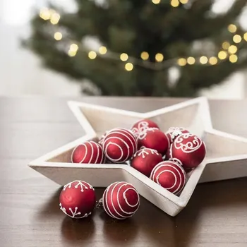 Vánoční dekorace Vánoční ozdoba, 12 kusů S0326