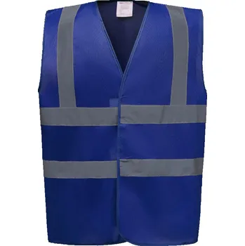 pracovní vesta Yoko Vesta HVW100 Hi-Vis, výstražná COT79W10045001-royal blue S Modrá královská