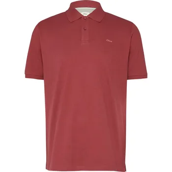 Oblečení a móda Velké Velikosti - s.Oliver - Piké polo tričko z bavlny s podílem streče - 4XL - Červená