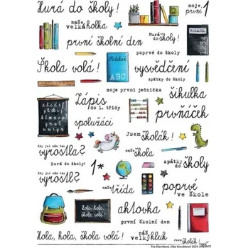 samolepka Samolepky A5: Jdu do školy
