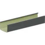 GUTTA Žlab hranatý GuttaKROP PVC antracit 4 000 mm