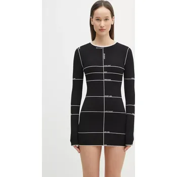 Dámské šaty Šaty VETEMENTS Knitted Mini, XS, černá, 99X