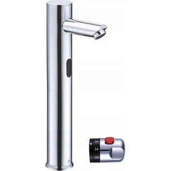 Vodovodní baterie Stojánková umyvadlová baterie Zovo Bezdotyková, stříbrná