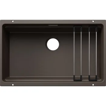 Granitový dřez Blanco ETAGON 700-U bez odtokové sady dřez pod desku, kávová silgranit 527768