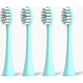 Elektrický zubní kartáček 4 náhradní hlavice sonického zubního kartáčku SEAGO SG-972 SG-2701, S2 S3 S5, světle zelené