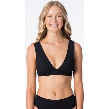 Dámské plavky Plavky Rip Curl PREMIUM SURF DEEP V TOP Black velikost S