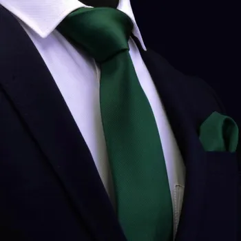 Kravata Amparo Miranda® Kravata a kapesníček 7085, Barva zelená