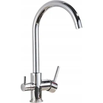 Vodovodní baterie Stojánková kuchyňská baterie MYQualife PREMIUM stříbrná