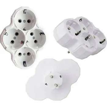 Elektrická zásuvka Elektrická nástěnná lišta REY bílá