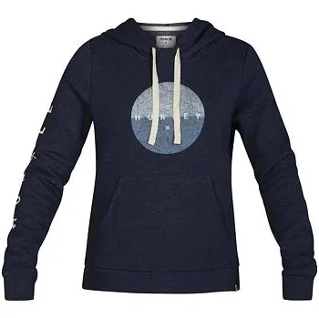 Pánská mikina Mikina Hurley TRINSIC FLEECE PULLOVER Obsidian Heather velikost S