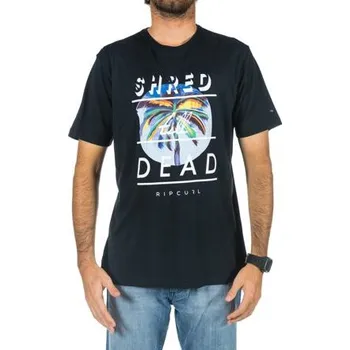 Pánské tričko Tričko Rip Curl SHRED TILL DEAD S/S TEE Black velikost M