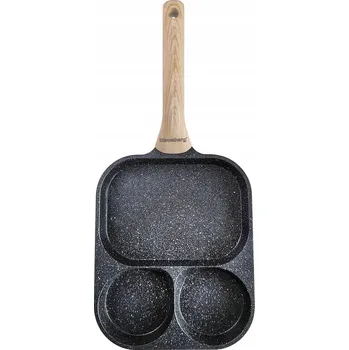 Pánev s mramorovým povrchem 3 sekce KB-7827 černá Klausberg