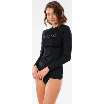 Pánské tričko Lykra Rip Curl GOLDEN RAYS L/SL UV Black velikost 14