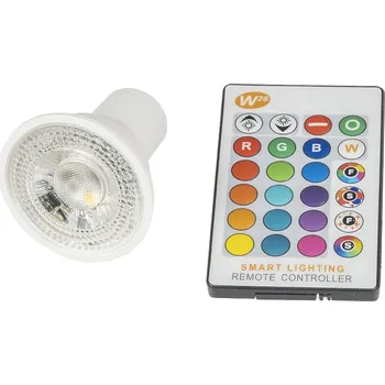T-LED 5 W GU10 RGB + teplá bílá