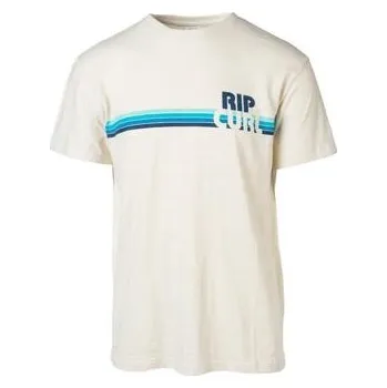 Pánské tričko Tričko Rip Curl MACAO TEE Tofu velikost XXL