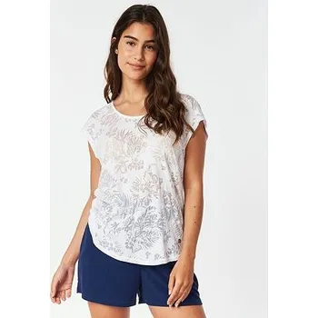 Pánské tričko Tričko Rip Curl ON THE COAST TEE Optical White velikost M