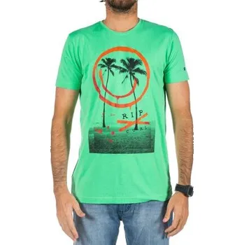 Pánské tričko Tričko Rip Curl PALM SMILE S/S TEE Irish Green velikost S