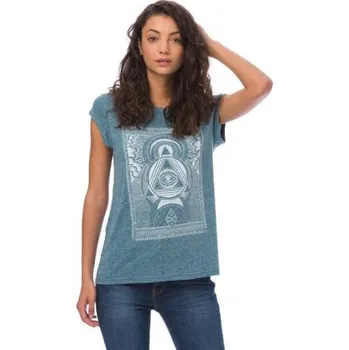 Pánské tričko Tričko Animal MOON FLOWER Teal Blue Marl velikost 12