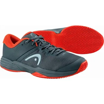 Pánská tenisová obuv Pánské tenisové boty HEAD REVOLT EVO 2.0 CLAY MEN DARK GREY 44
