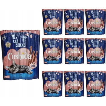 Krmivo pro kočku Kočičí tyčinky 10x10 ks Coshida drůbeží a telecí doplňkové Krmivo pro kočky