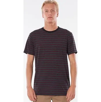 Tričko Rip Curl LINES TEE Black velikost L