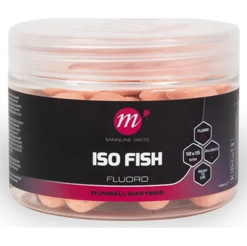 Nástraha Mainline Vyvážené Boilie Fluoro Dumbell Wafters ISO Fish Pink 150ml Průměr: 12x15mm, Objem: 150ml