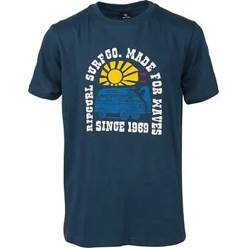 Pánské tričko Tričko Rip Curl VAN SURF BOY SS TEE Navy velikost 12