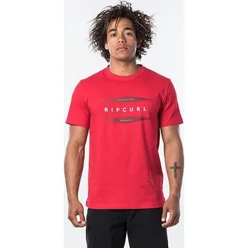 Pánské tričko Tričko Rip Curl NEON S/S TEE Red velikost L