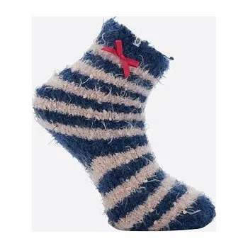 Dámské ponožky Ponožky Animal VELVET ADELLA Indigo Blue velikost O/S