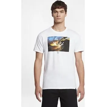 Tričko Hurley CLARK LITTLE KING KAMEHAMEHA White velikost XL