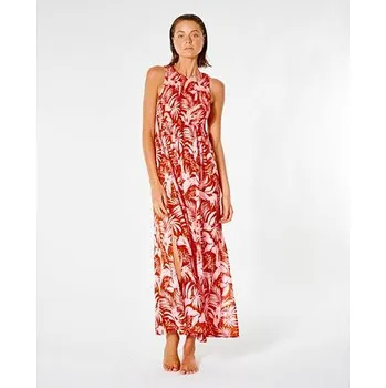 Dámské šaty šaty Rip Curl SUN RAYS MAXI DRESS Red velikost XS