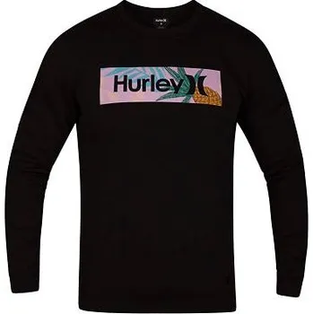 Pánská mikina Mikina Hurley SURF CHECK PARADISE CREW Black velikost L