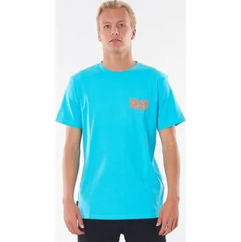 Pánská móda Tričko Rip Curl SURF HEADS TEE Neon Blue velikost XS