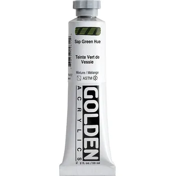Vodová barva Akrylová barva Golden Heavy Body - 1461 Sap Green Hue Objem: 59 ml