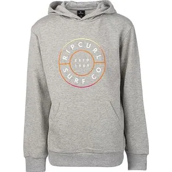 Chlapecká mikina Mikina Rip Curl NEON DONUT HOODED Cement Marle velikost 12