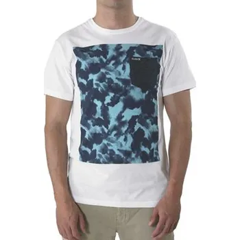 Pánské tričko Tričko Hurley CLOUD POCKET TEE White velikost M