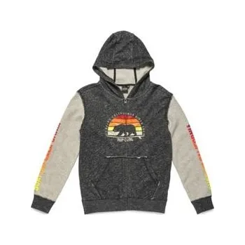 Chlapecká mikina Mikina Rip Curl SURFING CALIFORNIA HZ FLEECE Dark Marle velikost 14