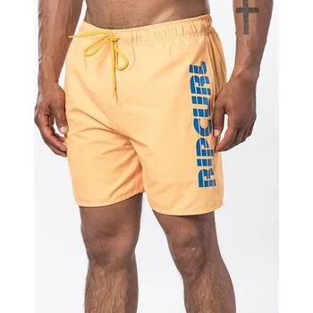 Dámské plavky Plavky Rip Curl FLOWS 16'' VOLLEY Mustard velikost S