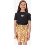 Tričko Rip Curl COSMIC PARADISE CROP TEE -GIRL Washed Black velikost 14