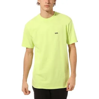 Pánské tričko Tričko Vans LEFT CHEST LOGO TEE Sharp Green/Black velikost M