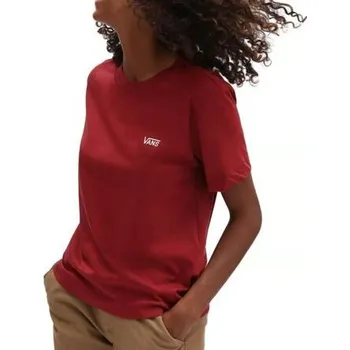 Pánské tričko Tričko Vans JUNIOR V BOXY Pomegranate velikost L