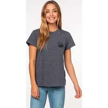 Tričko Rip Curl GOLDEN SKY TEE Charcoal Marle velikost L