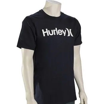 Pánské tričko Tričko Hurley ONE&ONLY SOLID TEE Obsidian velikost L