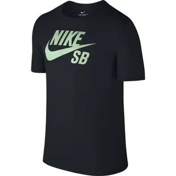 Tričko Nike SB T-SHIRT Black/Black/Fresh Mi velikost M