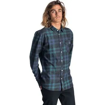 Pánské tričko Košile Rip Curl COWABUNGA L/S SHIRT Light Green velikost M