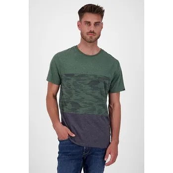 Dámské oblečení Tričko Alife and Kickin BENAK B Dark Forest Melange velikost S